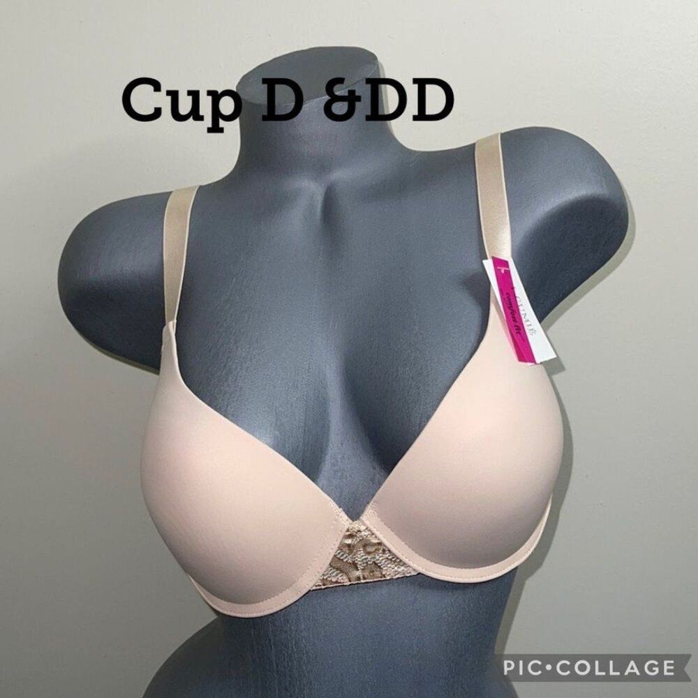 Comfort Fit Push Up Light Padded T- Shirt 3 Hooks Bra Full Covered Underwire.